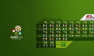 2012年欧洲杯比赛结果 2012年欧洲杯比赛结果